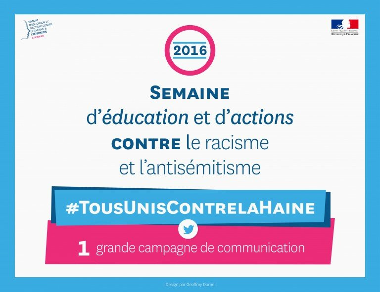 Semaine d&rsquo;éducation et d&rsquo;actions contre le racisme et l&rsquo;antisémitisme